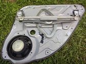 Rear door window regulator with motor