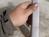 Rear interior roof grab handle