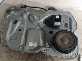 Front door window regulator with motor
