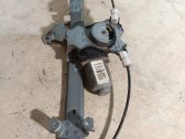 Rear door window regulator with motor
