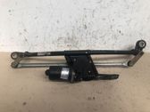 Front wiper linkage and motor