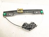 Rear window lifting mechanism without motor