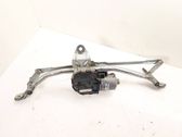 Front wiper linkage and motor