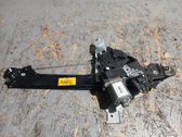 Rear door window regulator with motor