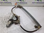 Rear door window regulator with motor