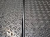 Front door glass trim molding