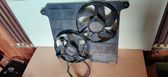 Radiator cooling fan shroud