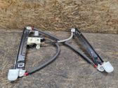 Rear door window regulator with motor