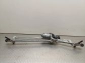 Front wiper linkage and motor