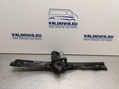Front door window regulator with motor