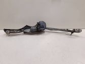 Front wiper linkage and motor