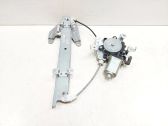 Rear door window regulator with motor