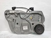 Front window lifting mechanism without motor