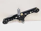 Rear door window regulator with motor