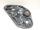 Rear window lifting mechanism without motor
