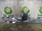 Rear door window regulator with motor