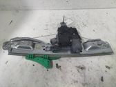 Rear door window regulator with motor