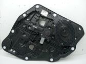Rear window lifting mechanism without motor