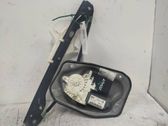 Rear window lifting mechanism without motor