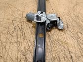 Rear door window regulator with motor