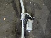 Front wiper linkage and motor