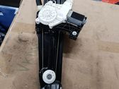 Rear door window regulator with motor