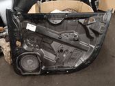 Rear door window regulator with motor
