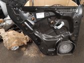Rear door window regulator with motor