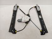 Rear door window regulator with motor