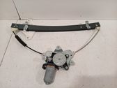 Rear door window regulator with motor