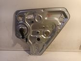 Rear door window regulator with motor