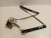 Rear door window regulator with motor