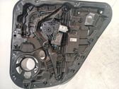 Rear door window regulator with motor