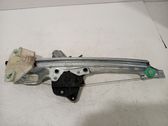 Rear door window regulator with motor