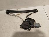 Rear door window regulator with motor