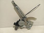 Rear door window regulator with motor