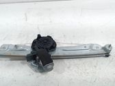 Rear door window regulator with motor