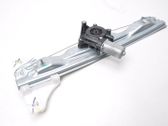 Rear door window regulator with motor