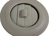 Rejilla de ventilación central del panel