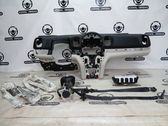Airbag set with panel