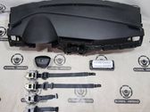 Airbag set with panel