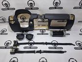 Airbag set with panel