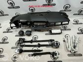 Airbag set with panel