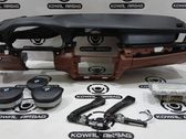 Airbag set with panel