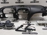 Airbag set with panel