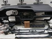 Airbag set with panel