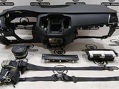 Airbag set with panel