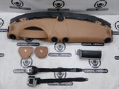 Airbag set with panel