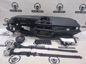 Airbag set with panel