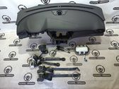 Airbag set with panel